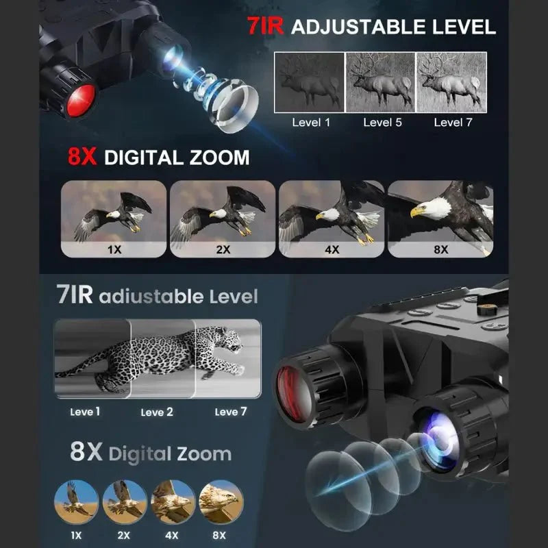 Binóculos de Visão Noturna IR 3D - Binóculos de Visão Noturna - Vessa