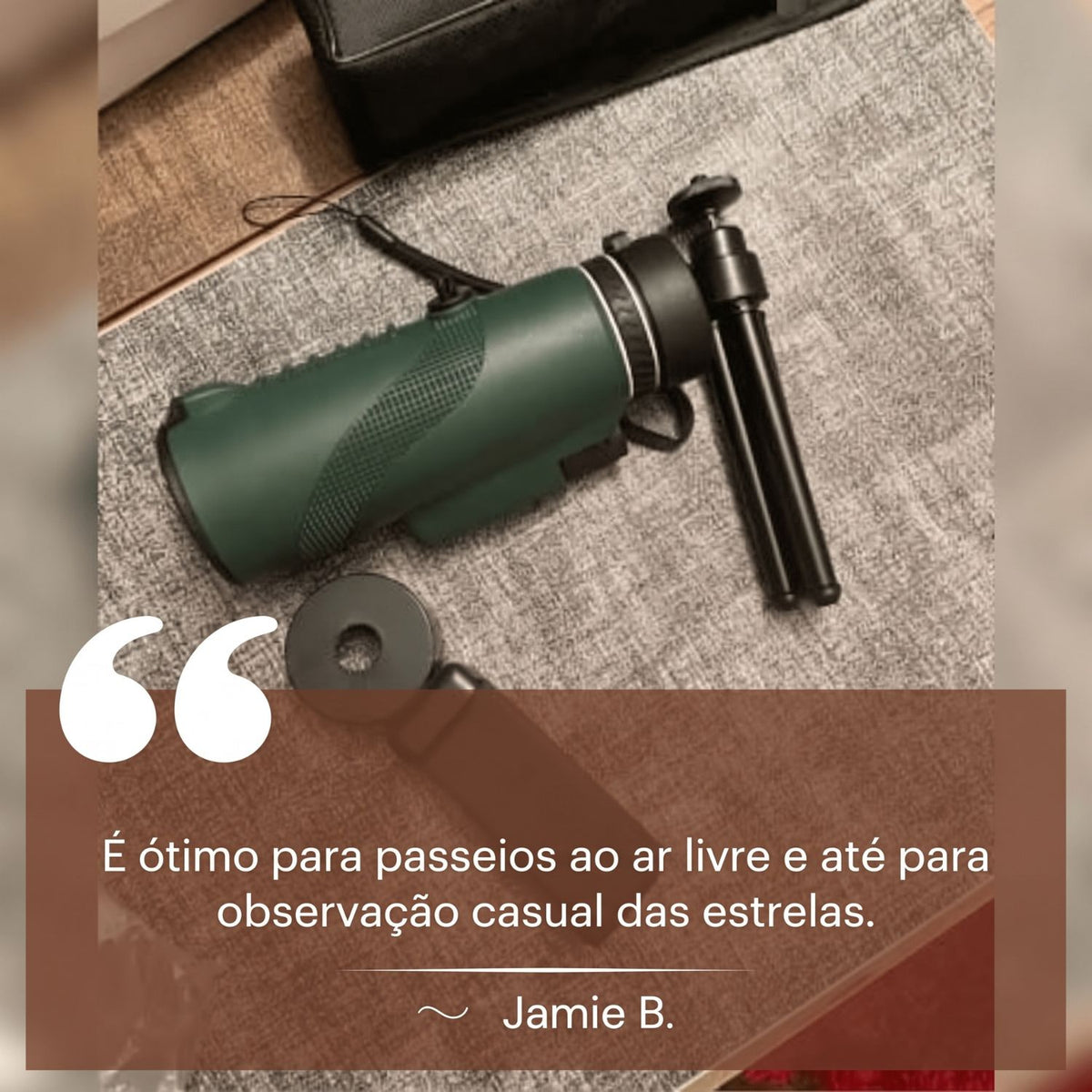 Monóculo Compacto — Natureza, Trilhos e Viagens