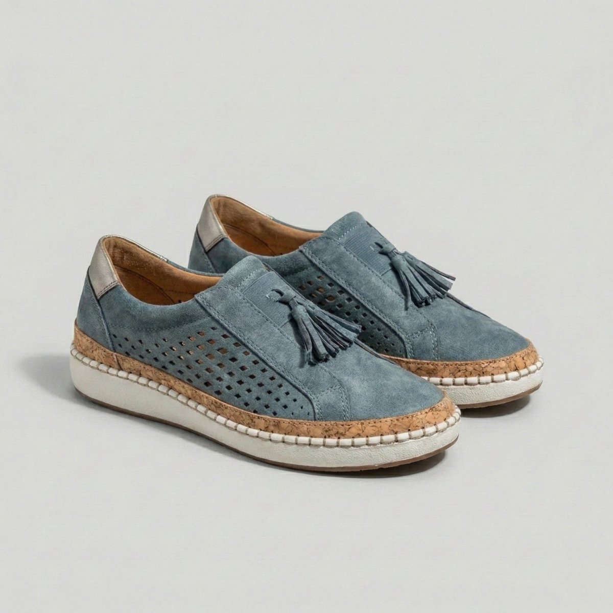 Sapatos Respiráveis de Calçar para Mulher - Mocassins - Vessa