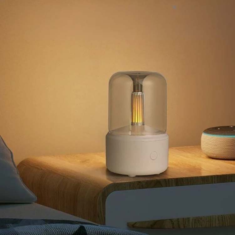 Difusor de Óleo Essencial com Luz de Vela - Difusor - Vessa