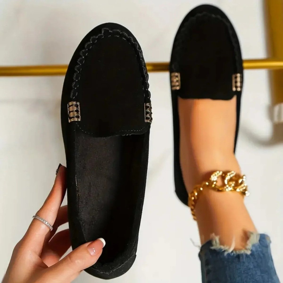 Mocassim Casual Confortável de Calçar - Chinelo Ortopédico - Vessa