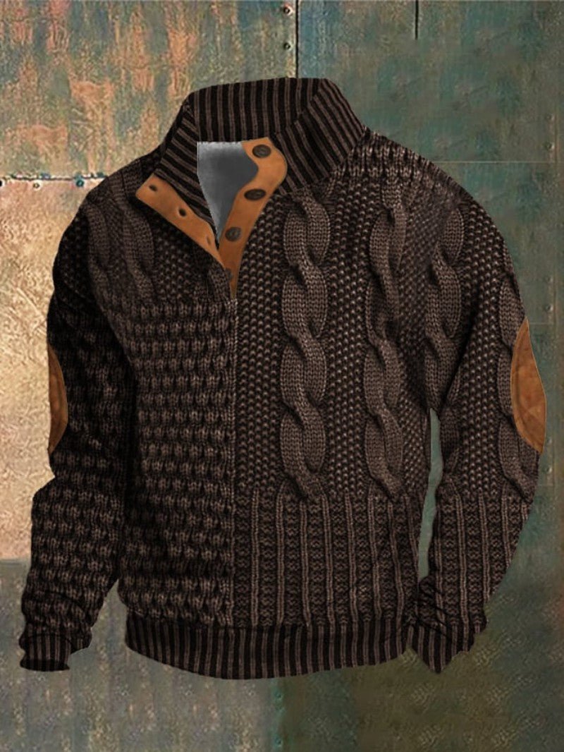 Camisola Clássica de Inverno em Malha para Homem - Camisola de Homem - Vessa
