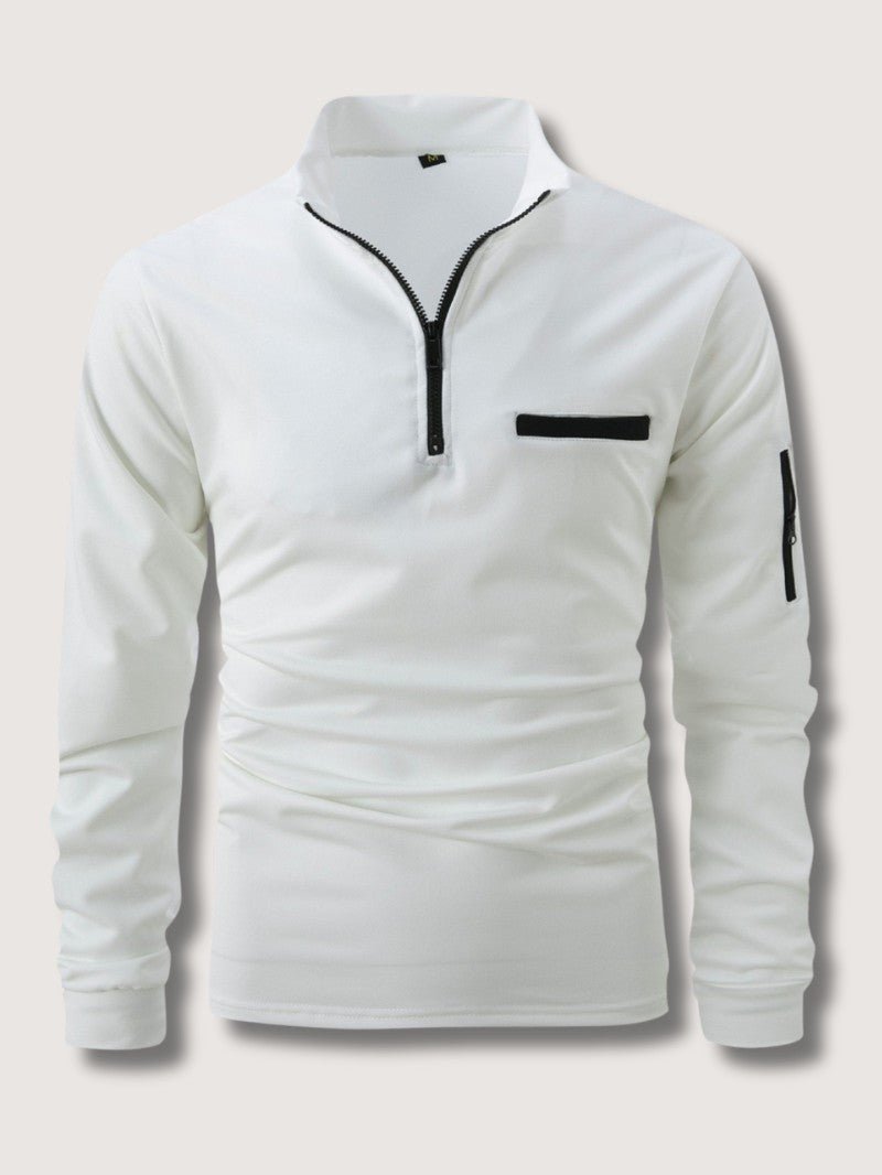 Camisola de Luxo com Fecho a Um Quarto para Homem - Camisola de Homem - Vessa