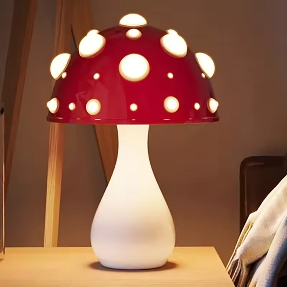Candeeiro de Mesa LED Cogumelo - Candeeiro de Cabeceira - Vessa