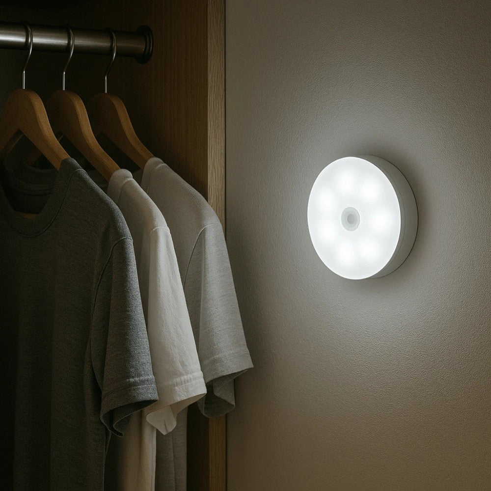 Luz com Sensor de Movimento Recarregável - Luz com Sensor de Movimento - Vessa