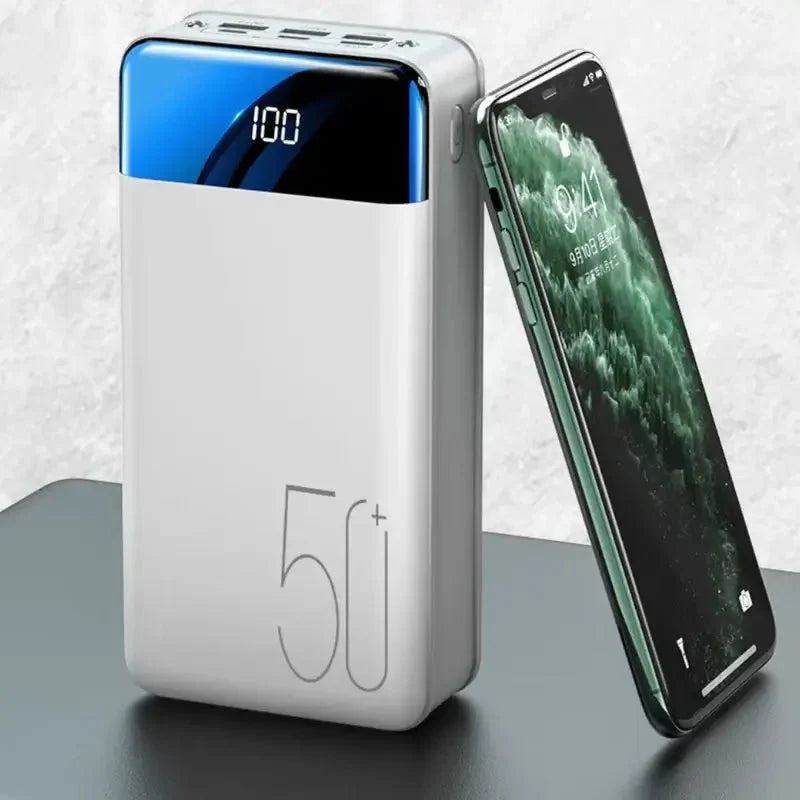 Power Bank Móvel de Ultra Capacidade 50K mAh - Power Bank Móvel - Vessa