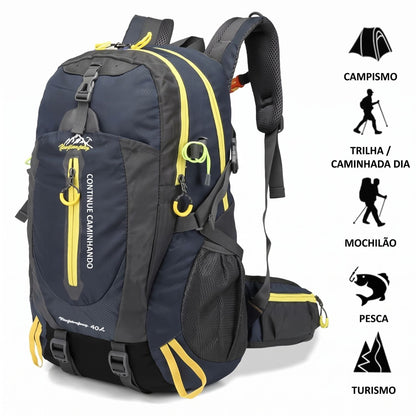 Mochila de Caminhada Impermeável de 40L