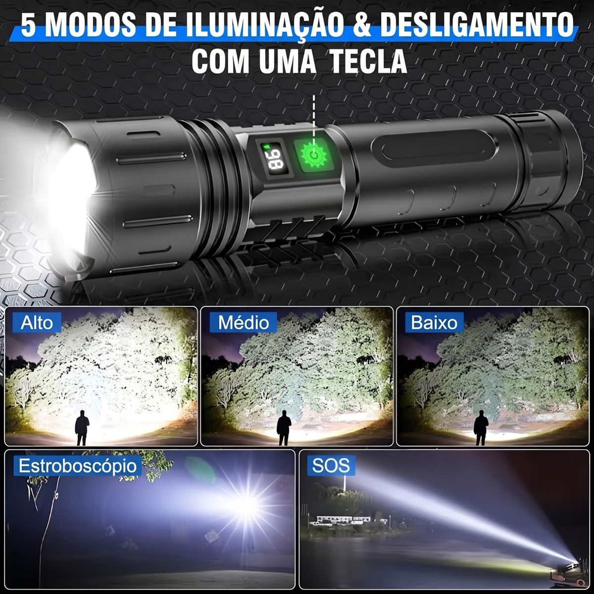 LumaBeam — Lanterna Portátil