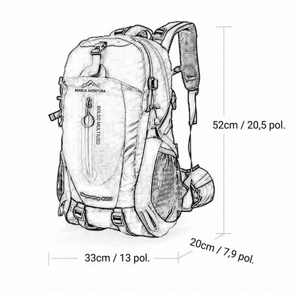 Mochila de Caminhada Impermeável de 40L