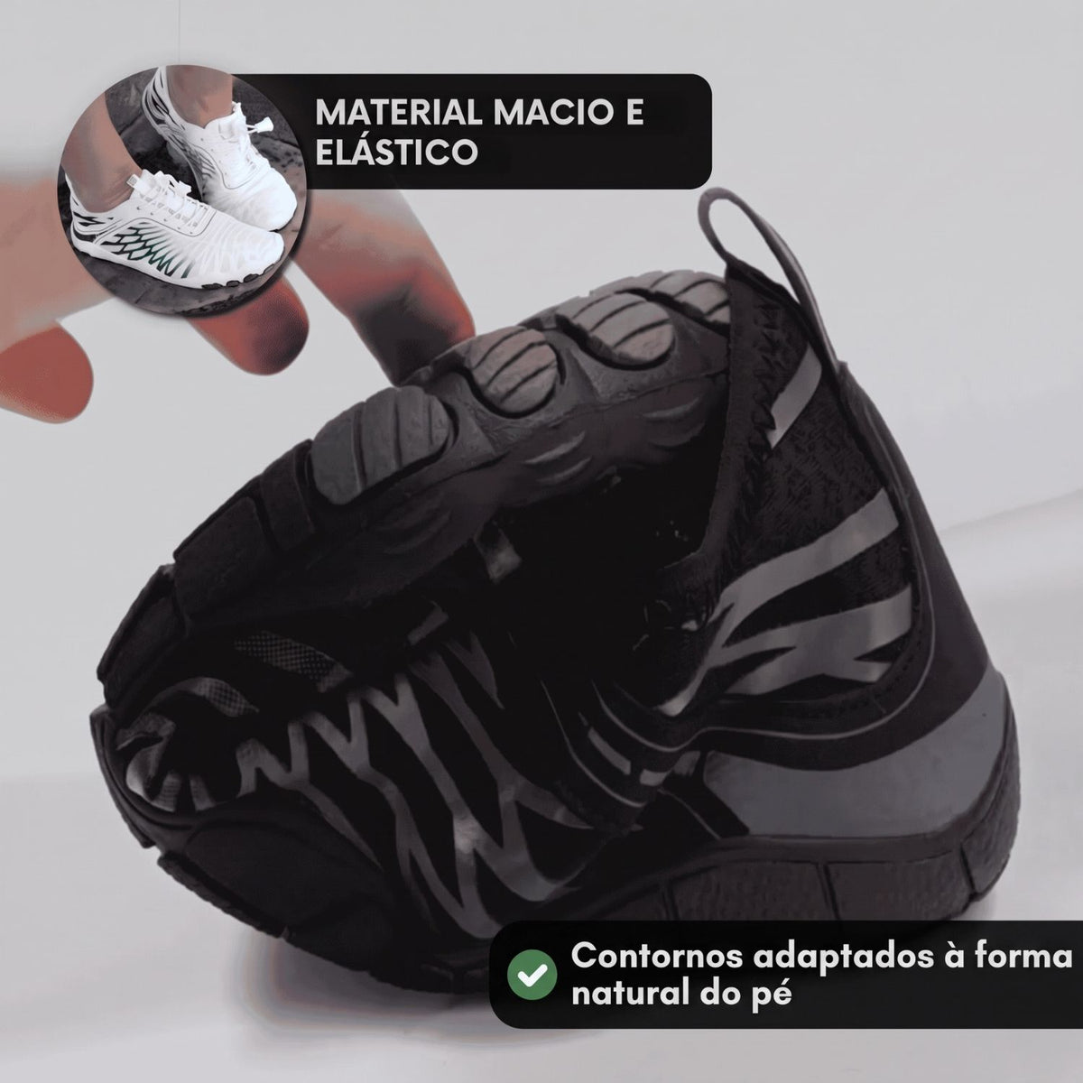 Sapatos Barefoot Mulher Vessa Liana - Drop Zero, Biqueira Larga Toe Box & Sola Ultra Flexível