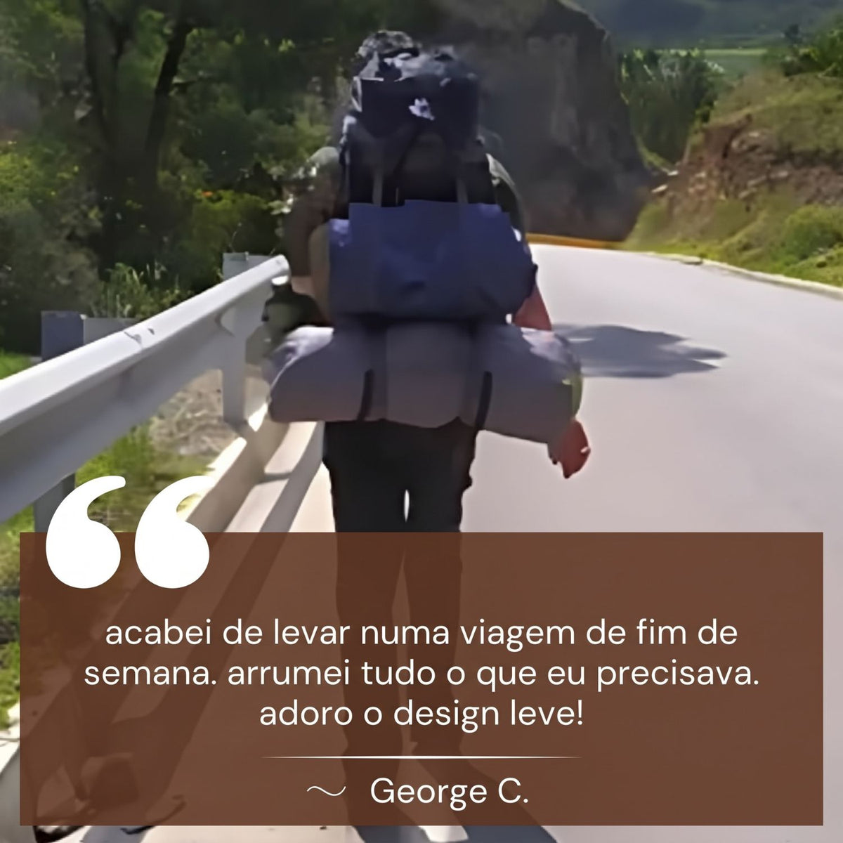 Mochila de Caminhada Impermeável de 60L – Leve, Ergonómica e Pronta para a Aventura