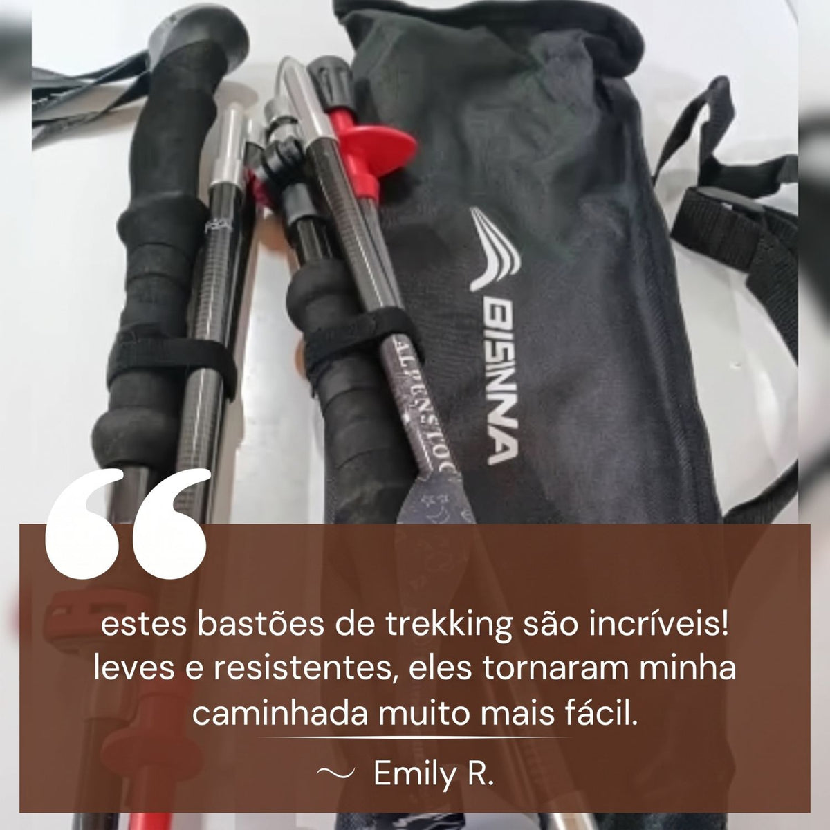 Bastões de Trekking Ultraleves TrailMate