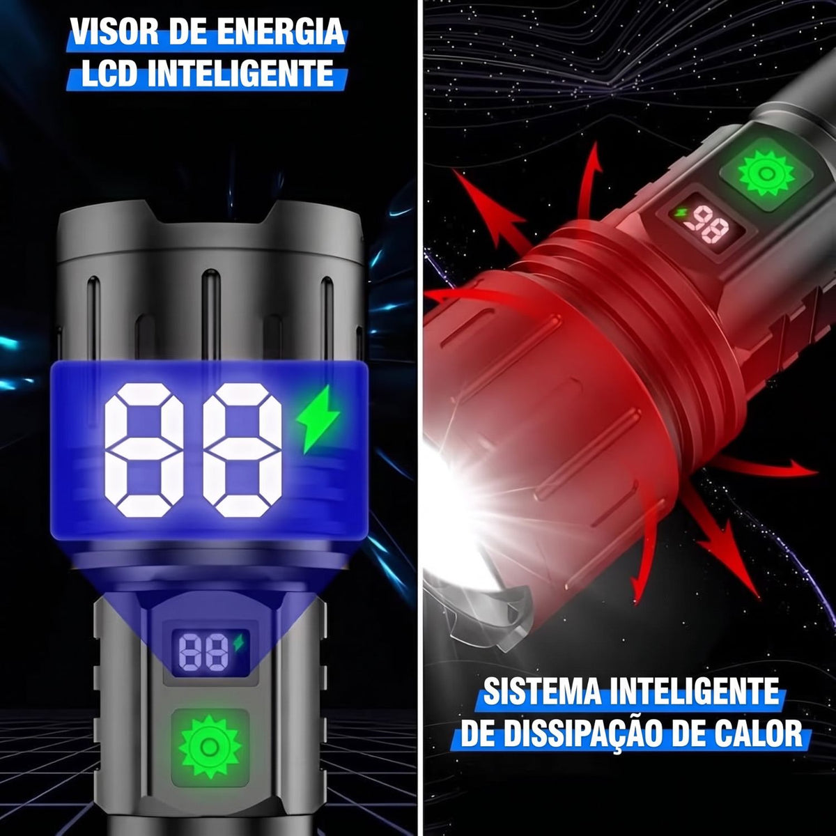 LumaBeam — Lanterna Portátil