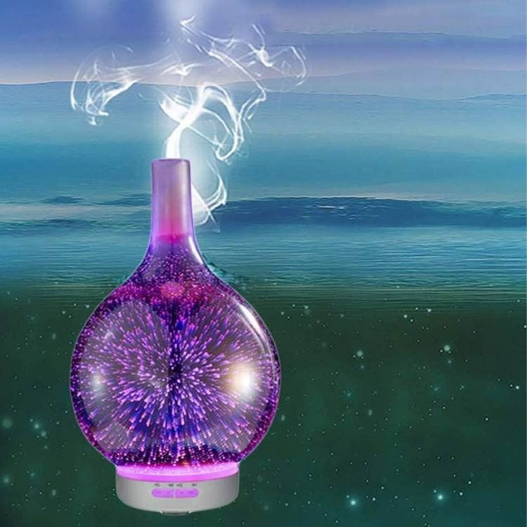 Difusor de Óleo com Luz Meteoro Efeito 3D - Difusor de Óleo Essencial - Vessa