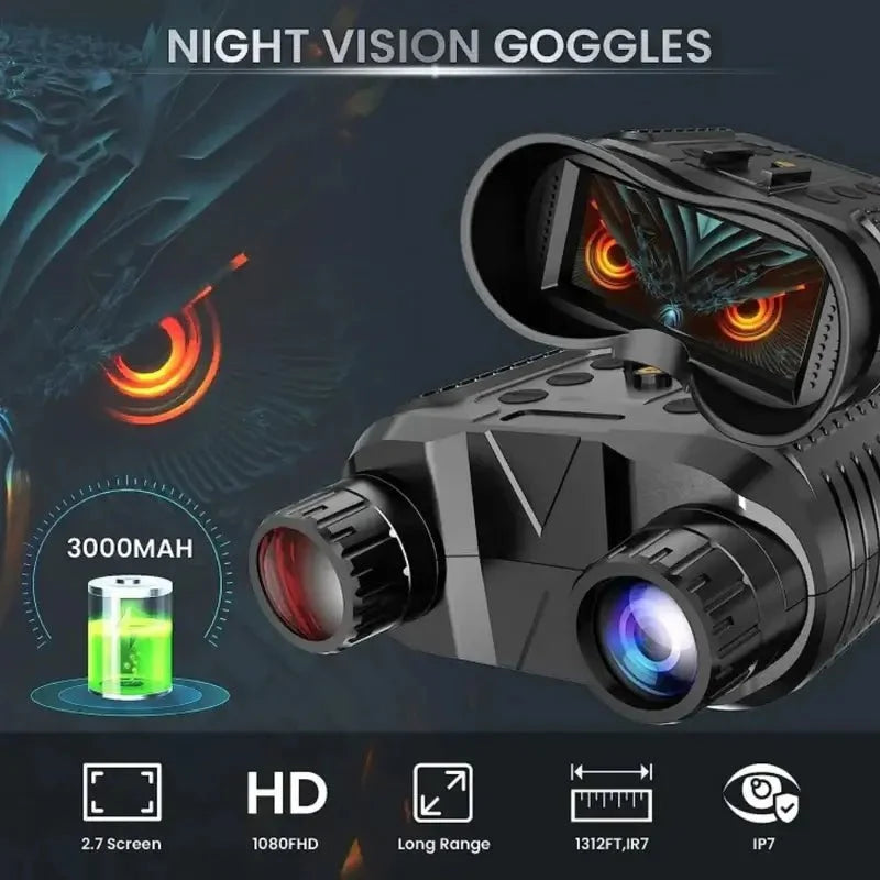 Binóculos de Visão Noturna IR 3D - Binóculos de Visão Noturna - Vessa