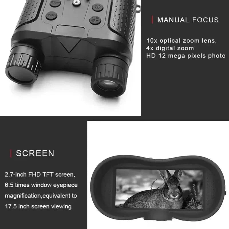 Binóculos de Visão Noturna IR 3D - Binóculos de Visão Noturna - Vessa