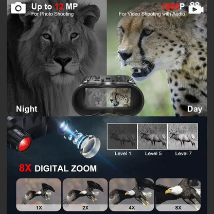 Binóculos de Visão Noturna IR 3D - Binóculos de Visão Noturna - Vessa