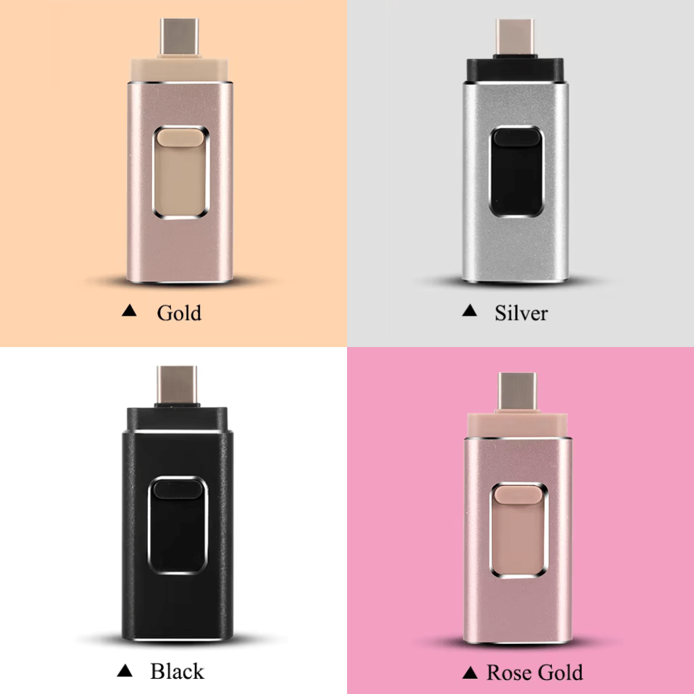 Pen USB Multiporta 4 em 1 - Pen USB 4 em 1 - Vessa
