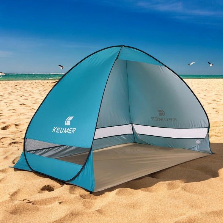 Dias de Praia Facilitados – Tenda Pop-Up para Famílias com Proteção UV e Vento - Tenda Pop-Up - Vessa
