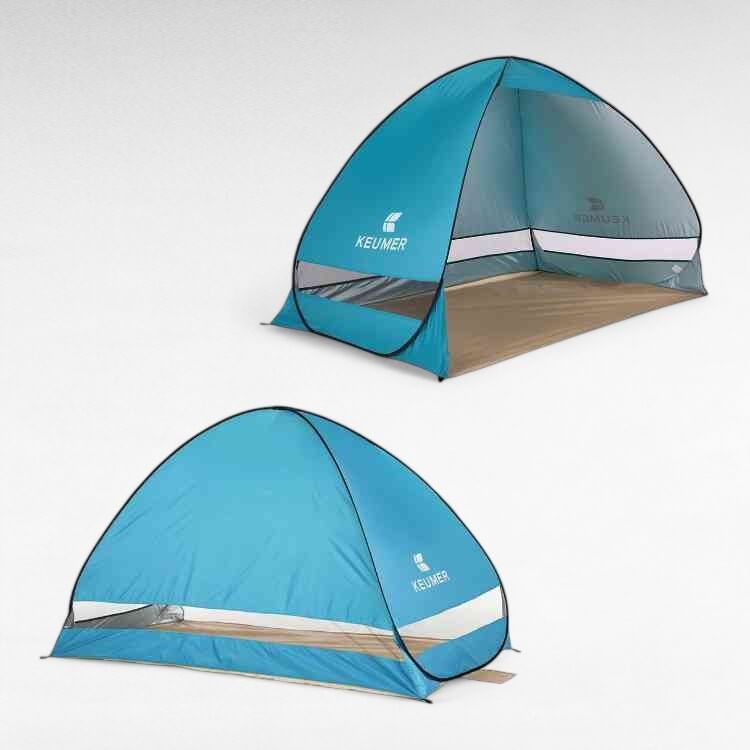 Dias de Praia Facilitados – Tenda Pop-Up para Famílias com Proteção UV e Vento - Tenda Pop-Up - Vessa