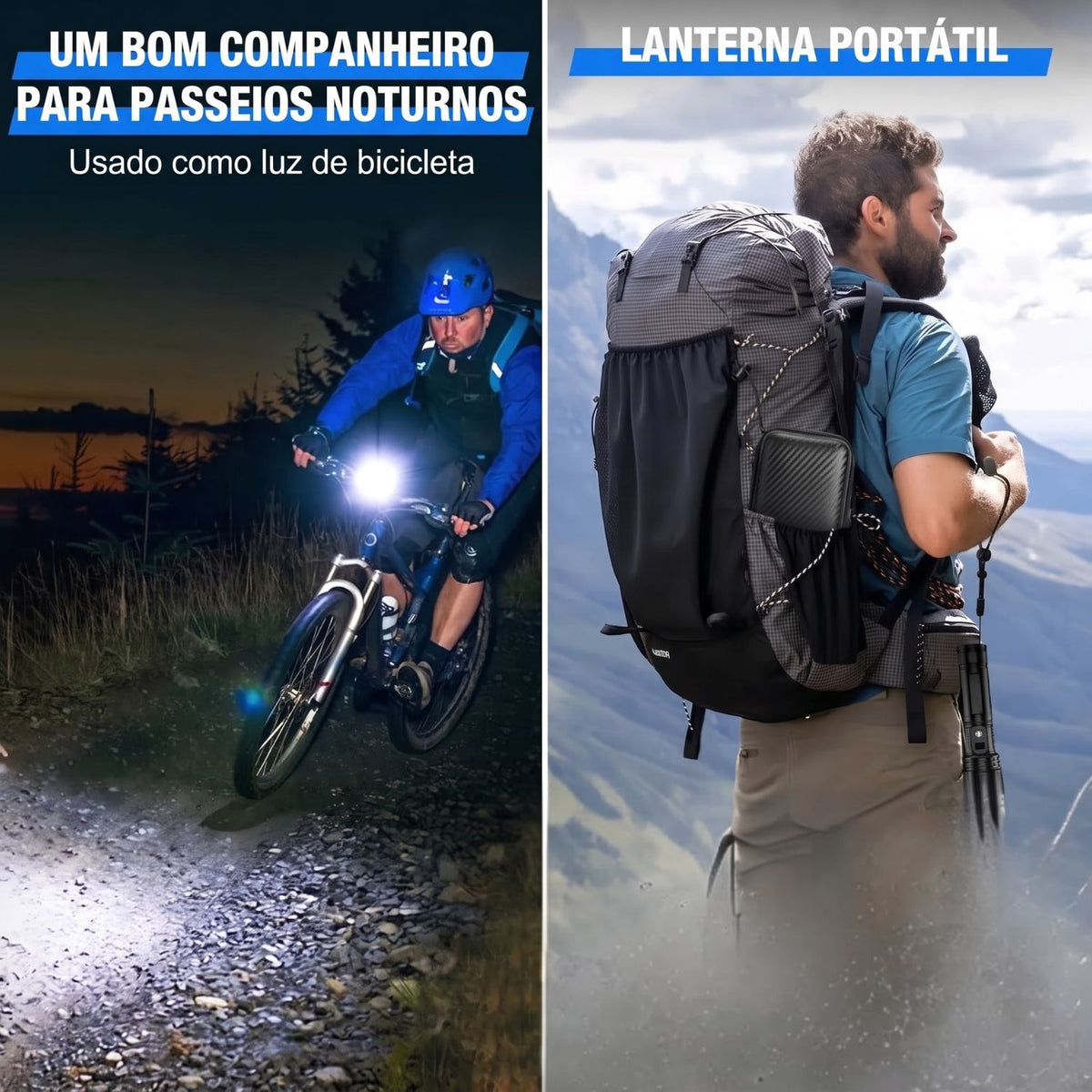 LumaBeam — Lanterna Portátil