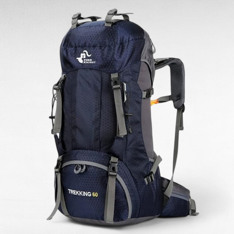 Mochila de Caminhada Impermeável de 60L – Leve, Ergonómica e Pronta para a Aventura - Mochila de Caminhada - Vessa