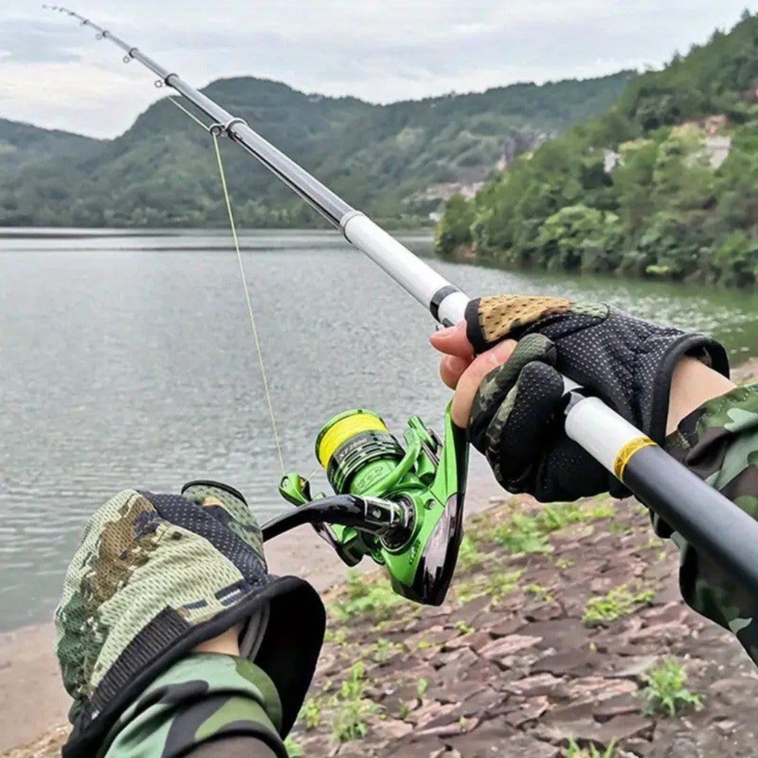 Cana de Pesca Telescópica em Fibra de Carbono AquaStrike - Cana de Pesca - Vessa
