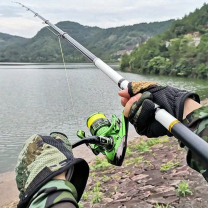 Cana de Pesca Telescópica em Fibra de Carbono AquaStrike - Cana de Pesca - Vessa