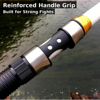Cana de Pesca Telescópica em Fibra de Carbono AquaStrike - Cana de Pesca - Vessa