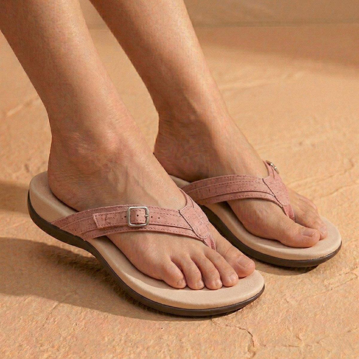 Chinelo de Dedo com Suporte de Arco - Sandália Ortopédica - Vessa
