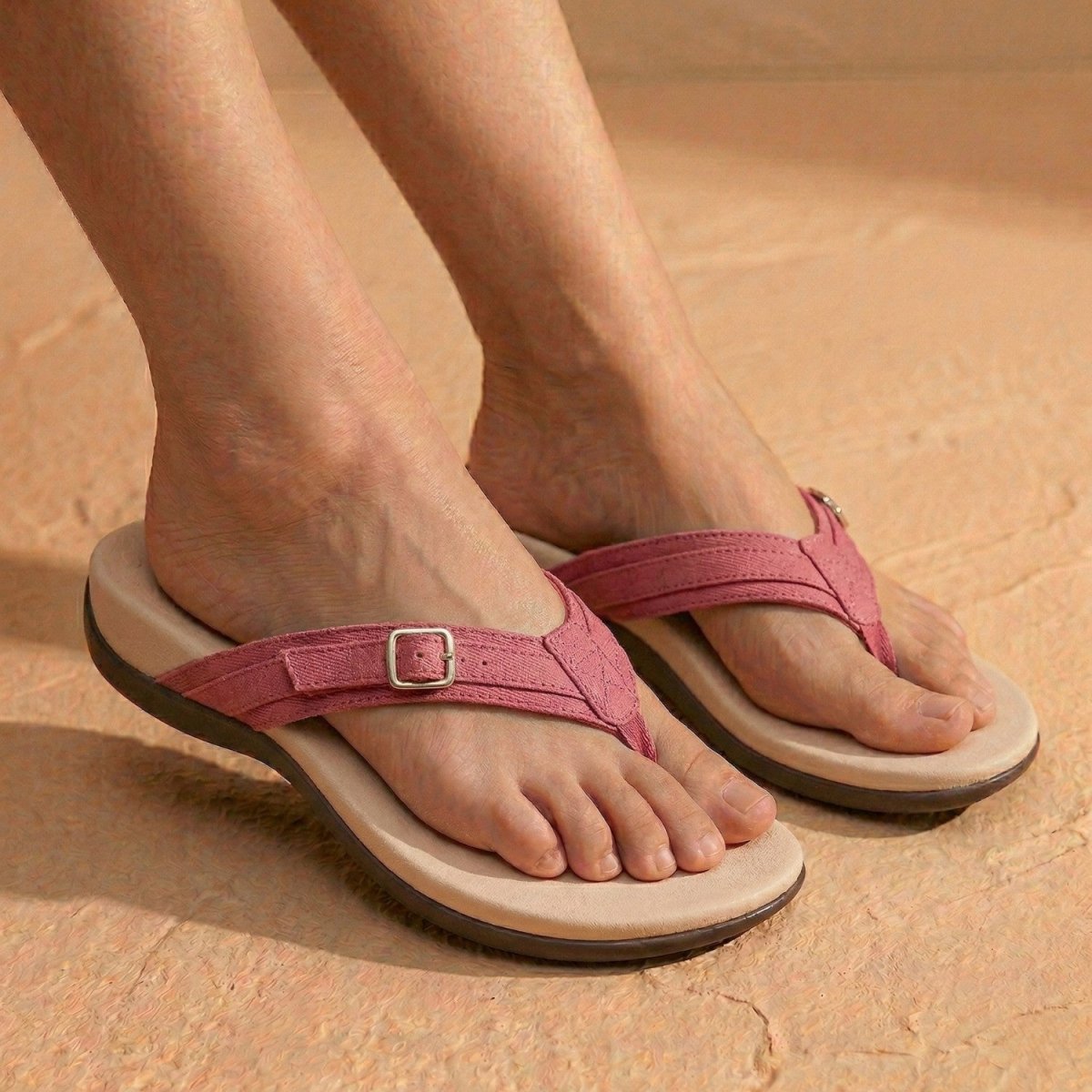 Chinelo de Dedo com Suporte de Arco - Sandália Ortopédica - Vessa