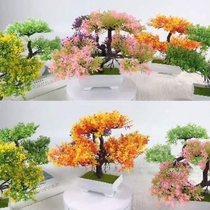 Vaso Bonsai Decorativo AuraBloom - Planta Artificial - Vessa