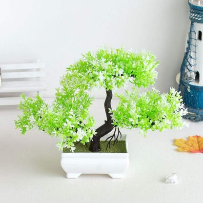 Vaso Bonsai Decorativo AuraBloom - Planta Artificial - Vessa