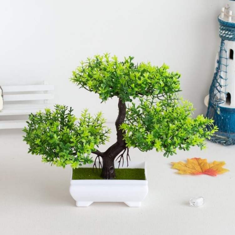 Vaso Bonsai Decorativo AuraBloom - Planta Artificial - Vessa