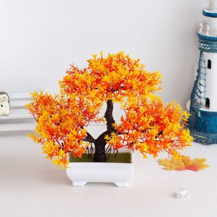 Vaso Bonsai Decorativo AuraBloom - Planta Artificial - Vessa