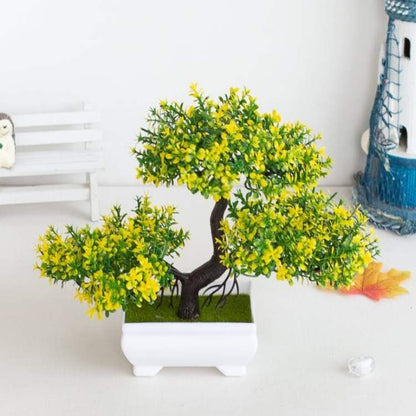 Vaso Bonsai Decorativo AuraBloom - Planta Artificial - Vessa