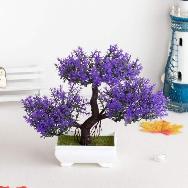 Vaso Bonsai Decorativo AuraBloom - Planta Artificial - Vessa