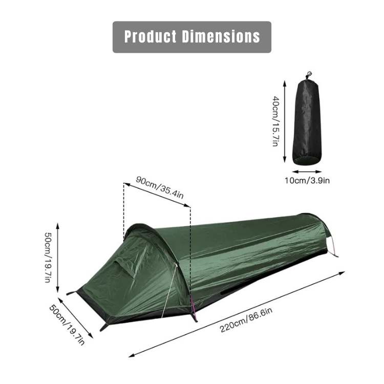Tenda de Campismo para Mochila - Tenda de Campismo - Vessa