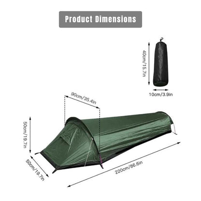 Tenda de Campismo para Mochila - Tenda de Campismo - Vessa