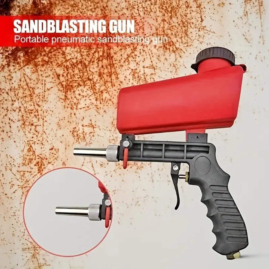 Pistola de Jato de Areia de Precisão BlastForge - Pistola de Jato de Areia - Vessa