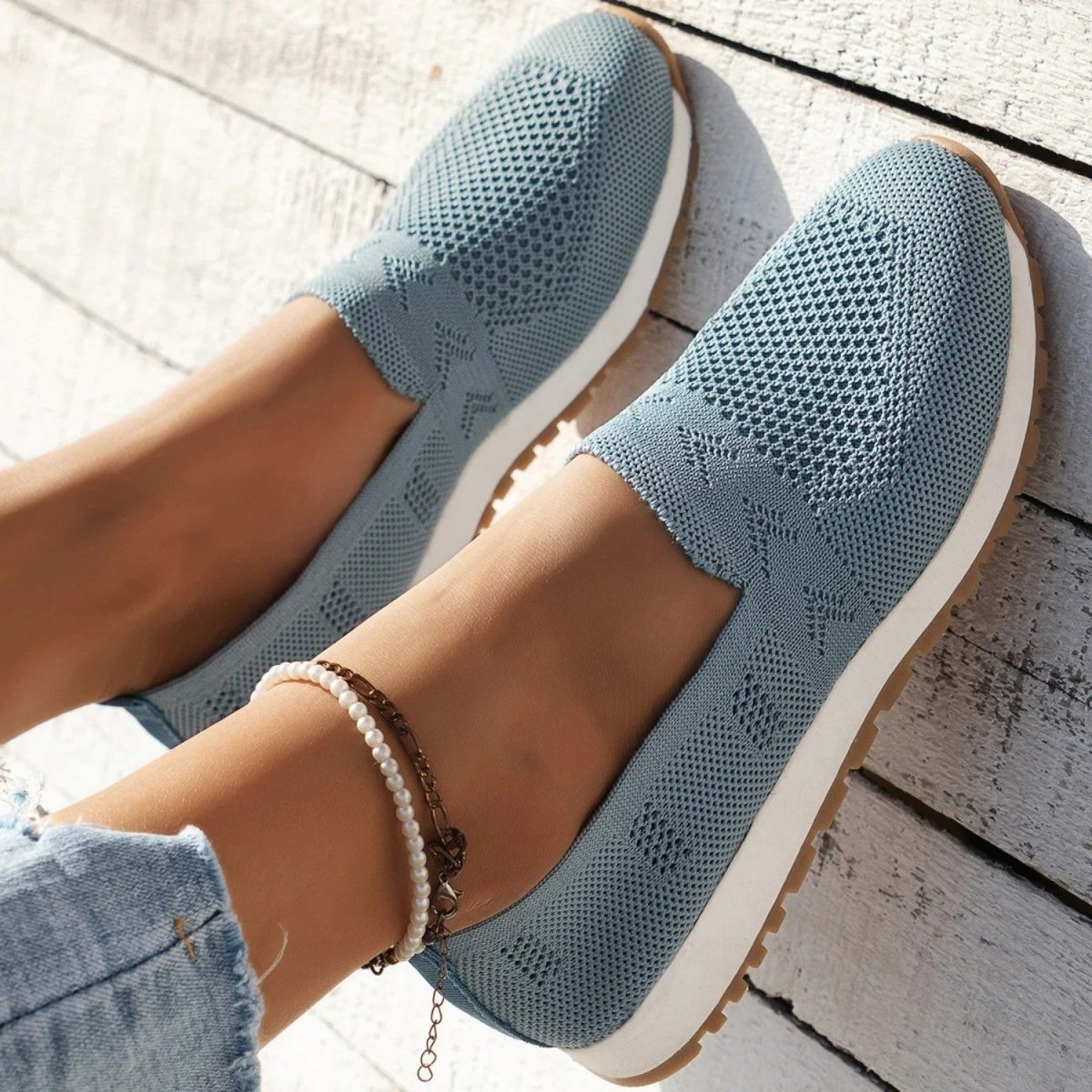 Sapatilha em Malha Respirável de Calçar - Chinelo Ortopédico - Vessa