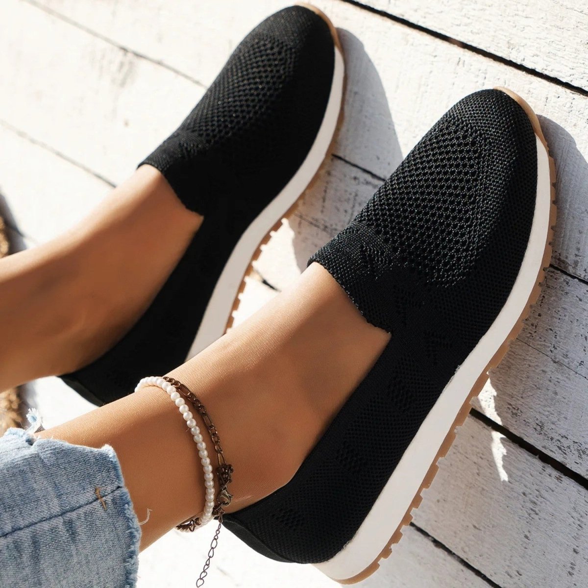 Sapatilha em Malha Respirável de Calçar - Chinelo Ortopédico - Vessa