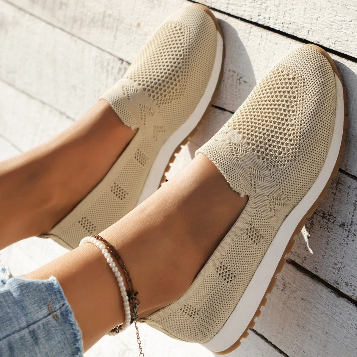 Sapatilha em Malha Respirável de Calçar - Chinelo Ortopédico - Vessa
