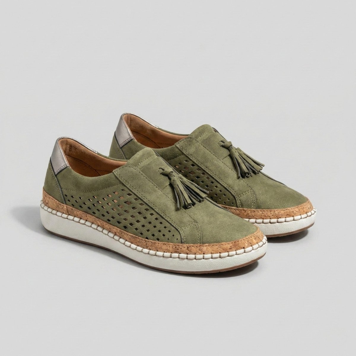 Sapatos Respiráveis de Calçar para Mulher - Mocassins - Vessa