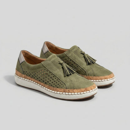 Sapatos Respiráveis de Calçar para Mulher - Mocassins - Vessa