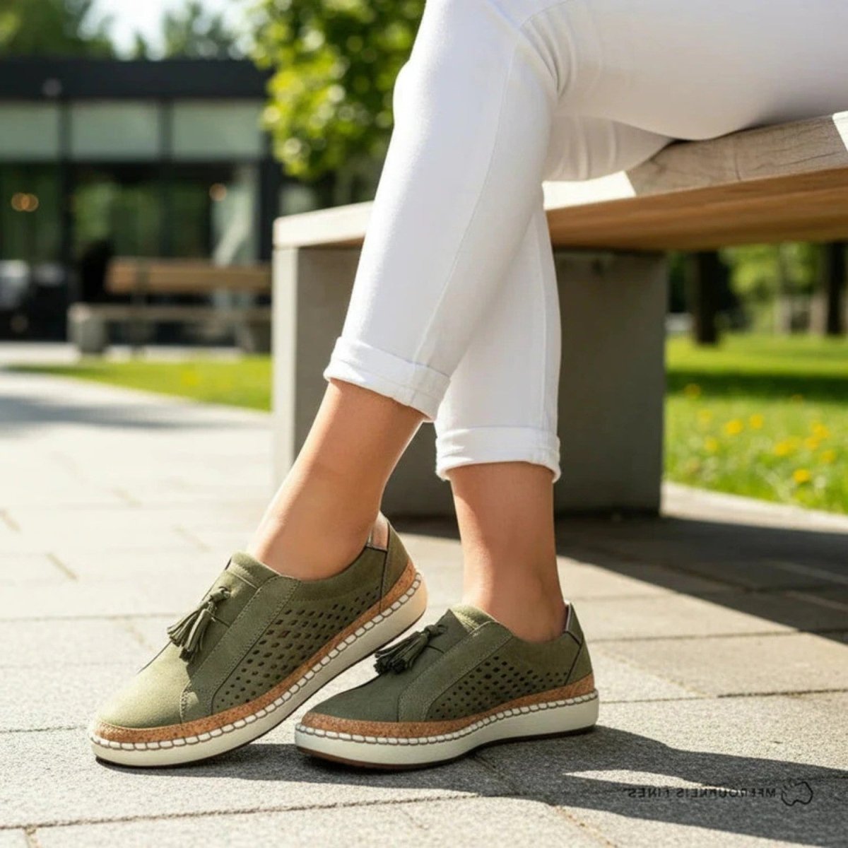 Sapatos Respiráveis de Calçar para Mulher - Mocassins - Vessa