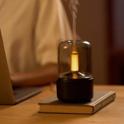 Difusor de Óleo Essencial com Luz de Vela - Difusor - Vessa