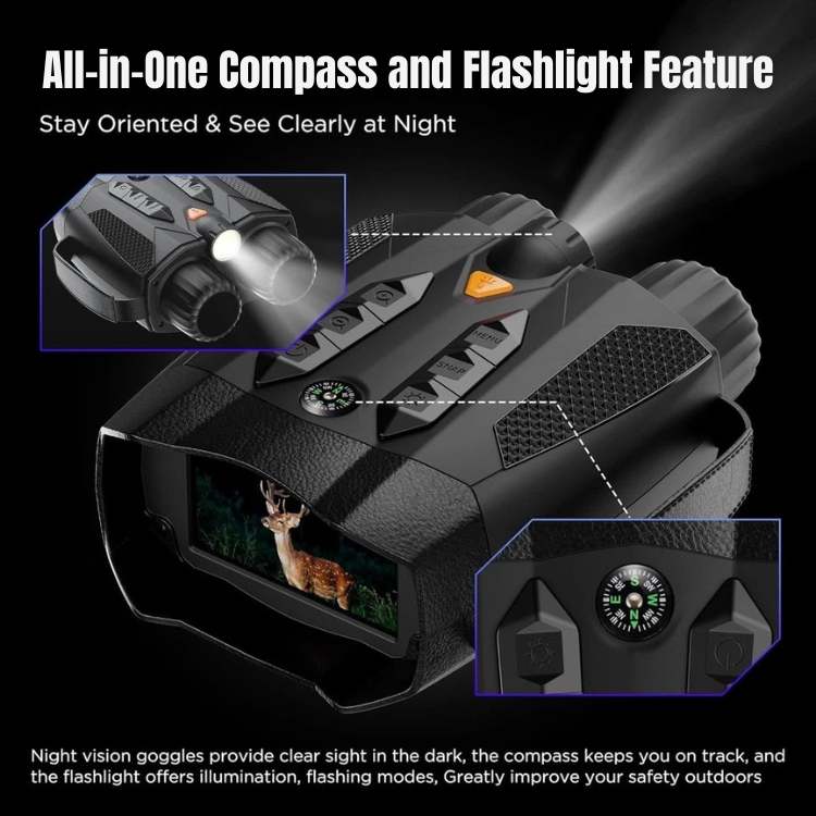 Binóculos de Visão Noturna Ultra-HD ClearSight - Binóculos - Vessa
