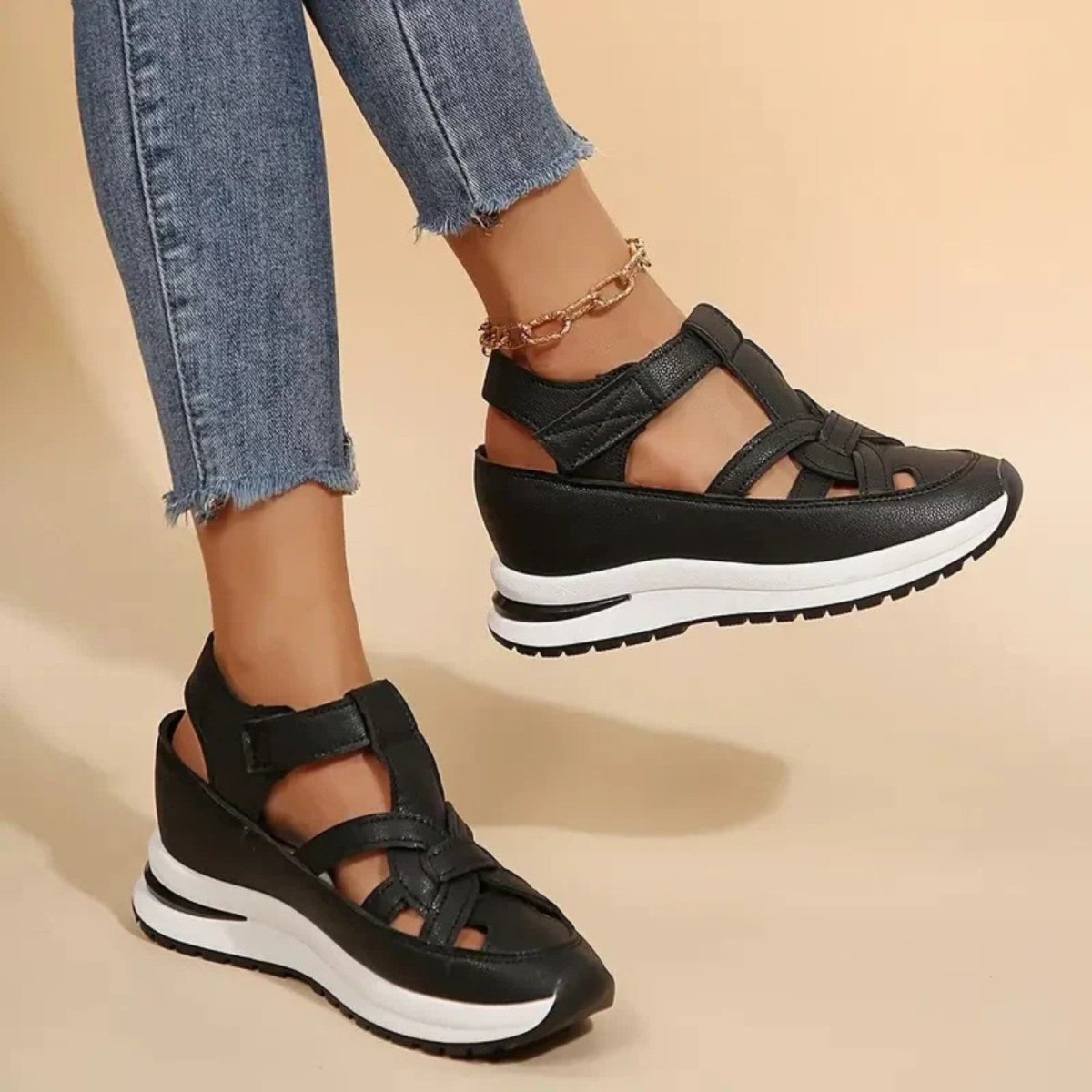 Sandálias de Caminhada Confortáveis para Mulher - Sapatos de Caminhada - Vessa