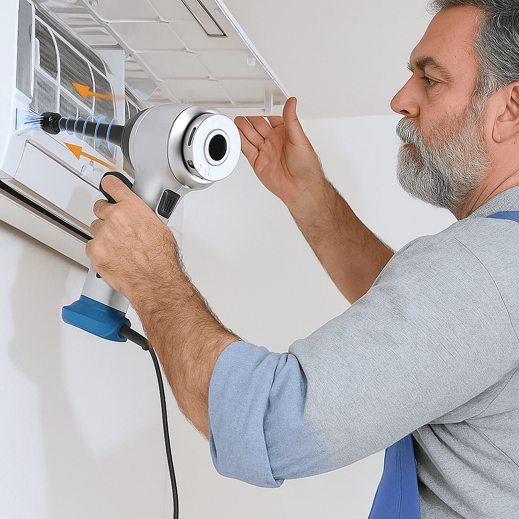 Aspirador de Carro Sem Fios – 3 em 1: Aspira, Insufla e Sopra - Aspirador de Carro - Vessa